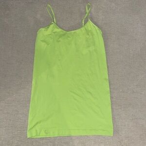 Lime green cami